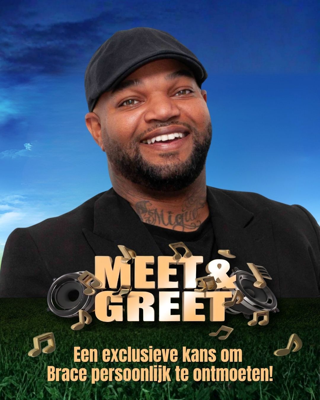 Instagram ontwerp voor Meet & Greet met Brace