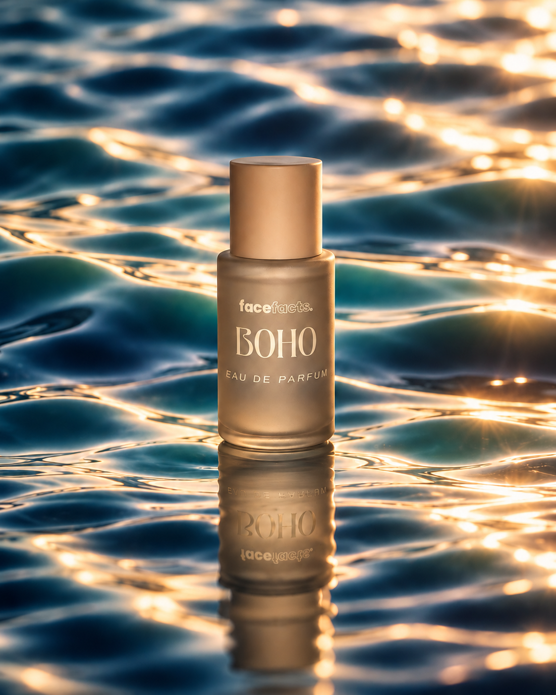 Still van Boho eau de parfum op zonnig golvend water